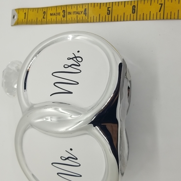 Mr. & Mrs. Bling Ring Wedding Marriage Savings Bank - Picture 11 of 12